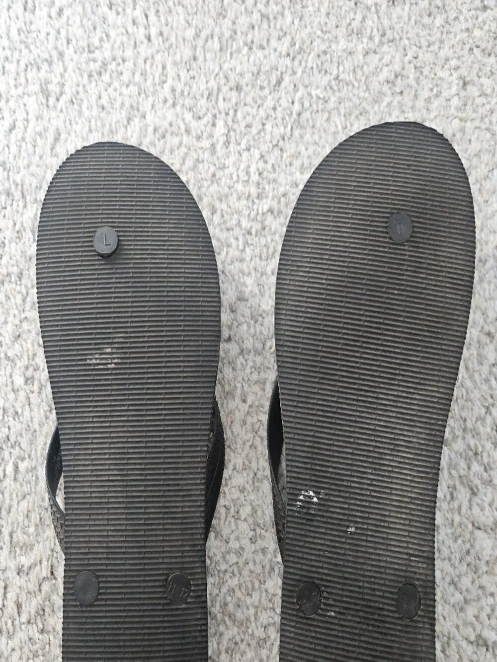 Goodfellow & Co Men's Black Flip Flop Sandals Size L (11/12)